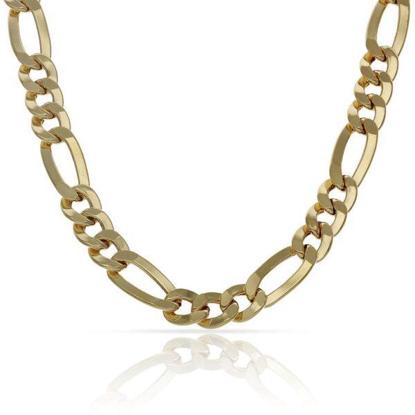 Collar oro 18kl 3x1 hueco - 7mm