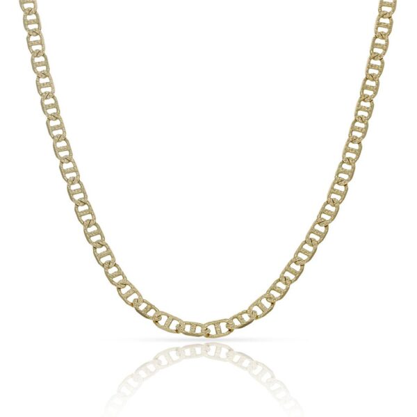 Collar oro 18kl ancla - 3mm