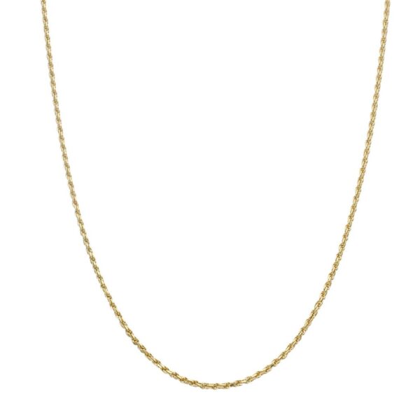 Cordon oro 18kl salomonico macizo - 2mm