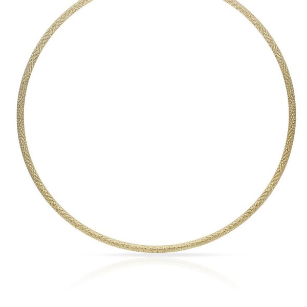 Gargantilla oro 18kl tallada 4mm