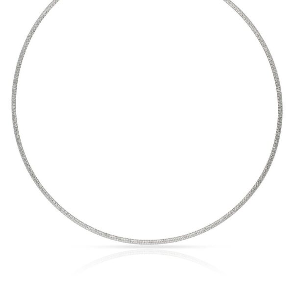 Collar oro blanco 18kl - 2.50mm