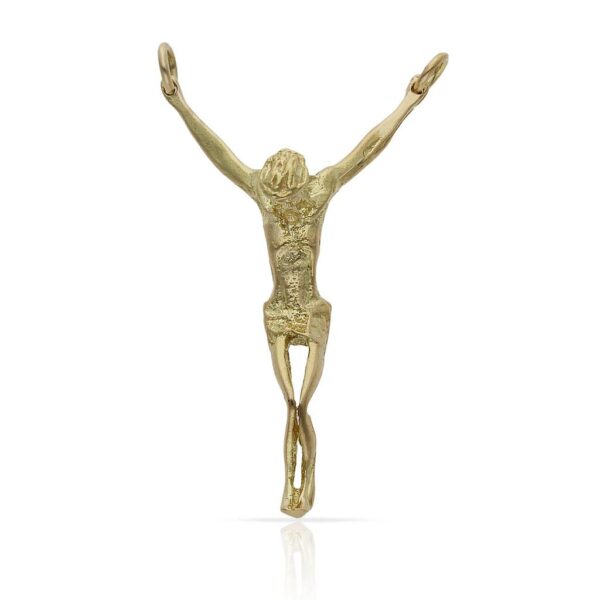 Cristo dali oro 18kl - 19x34mm
