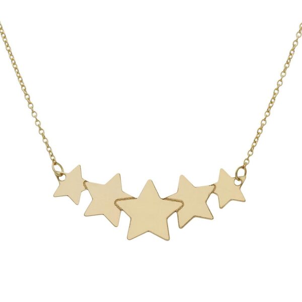 Gargantilla oro 18kl estrellas