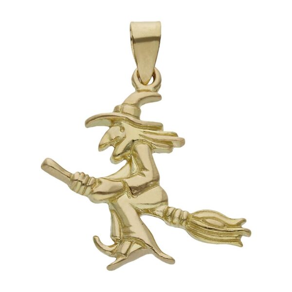 Colgante oro 18kl bruja