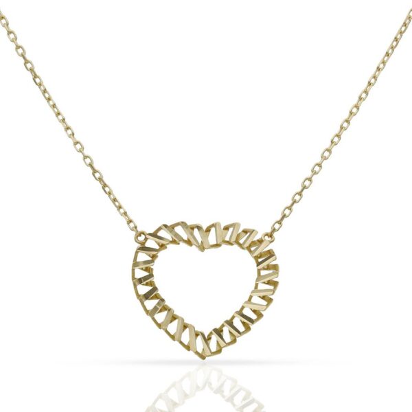 Gargantilla oro 18kl corazon