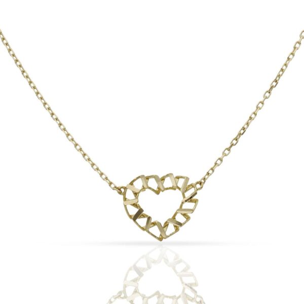 Gargantilla oro 18kl corazon