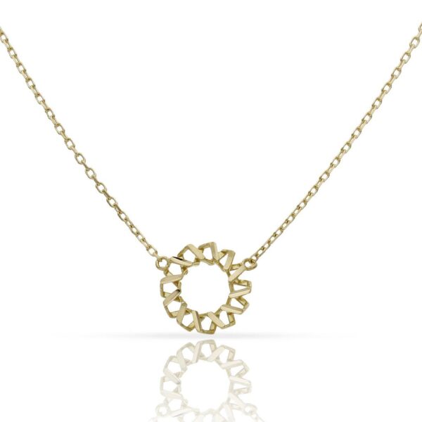 Gargantilla oro 18kl circulo - 9mm