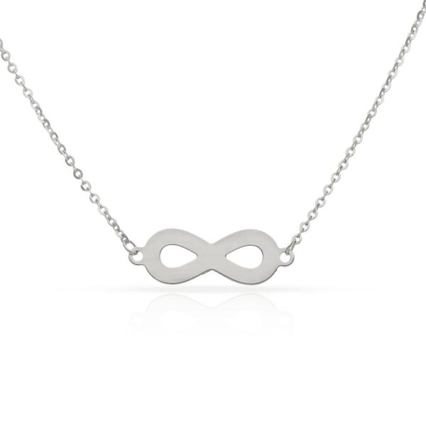 Gargantilla oro blanco 18kl infinito