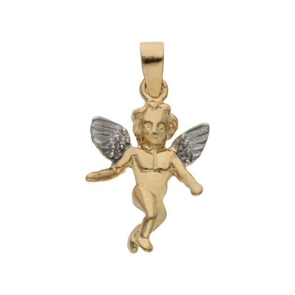 Colgante oro 18kl cupido - 12x18mm