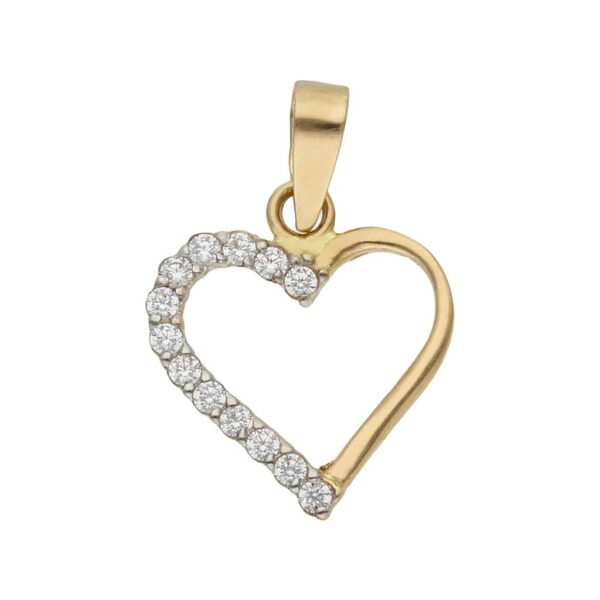 Colgante oro 18kl corazon