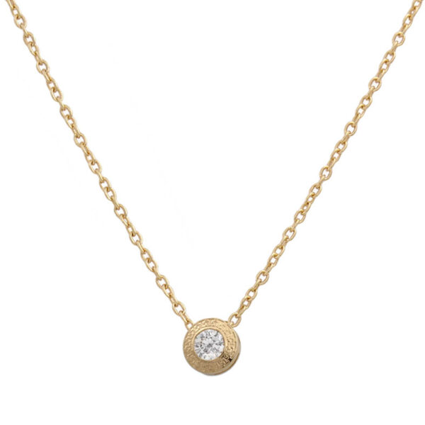 Gargantilla oro 18kl chaton - 5mm