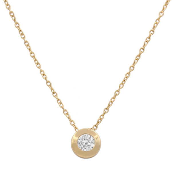 Gargantilla oro 18kl chaton - 7mm