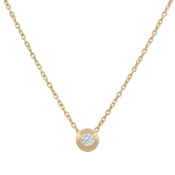 Gargantilla oro 18kl chaton - 5mm