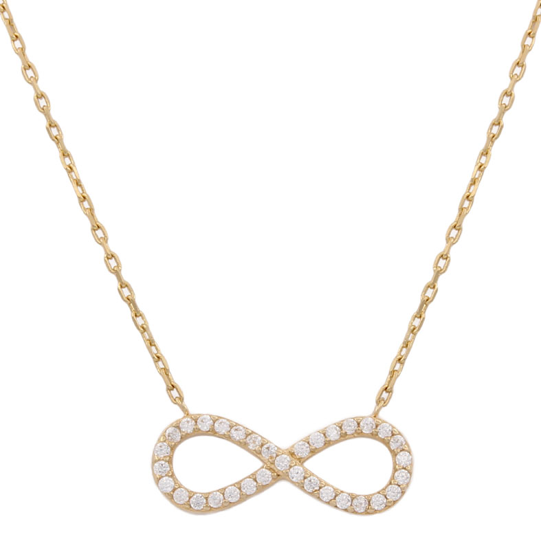 Gargantilla oro 18kl infinito circonitas