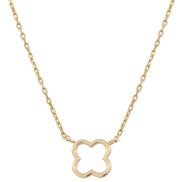 Gargantilla oro 18kl trebol