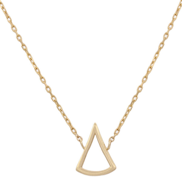 Gargantilla oro 18kl triangulo