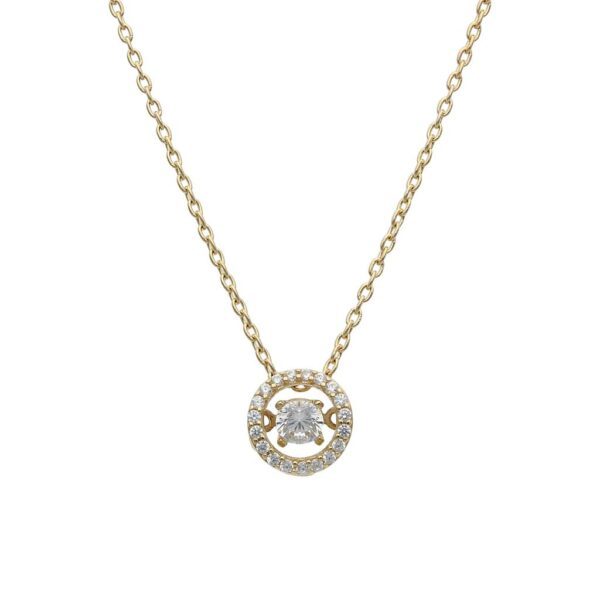 Gargantilla oro 18kl circonitas - 7.5mm