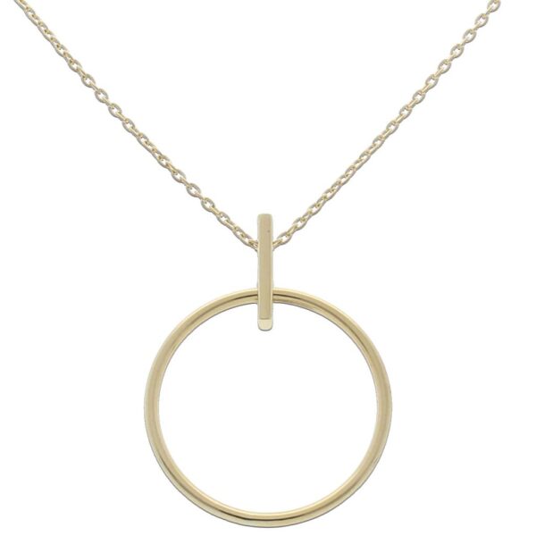 Gargantilla oro 18kl circulo