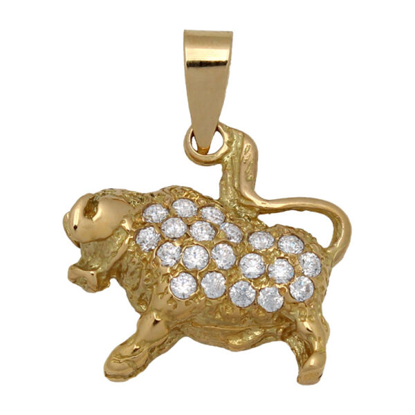 Colgante oro 18kl horoscopo tauro