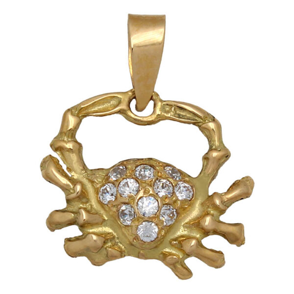 Colgante oro 18kl horoscopo cancer