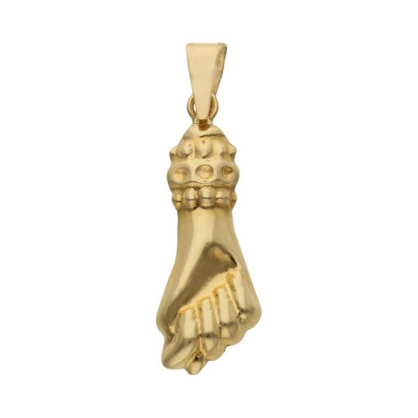 Colgante oro 18kl higa grande