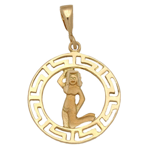 Colgante oro 18kl horoscopo virgo