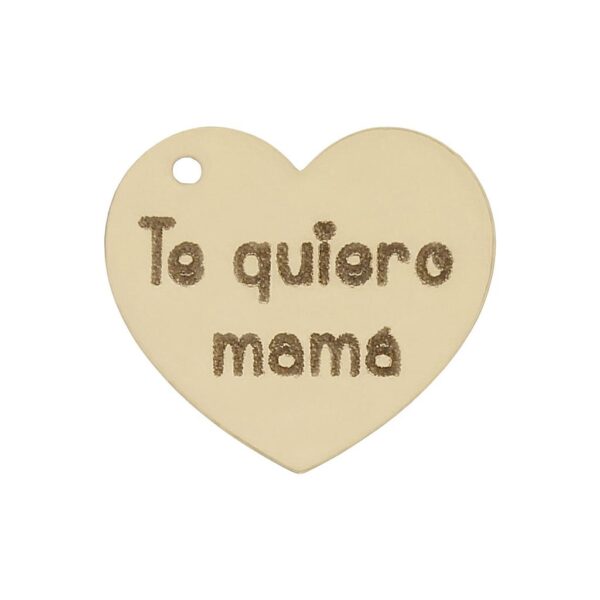 Mi historia - abalorio oro 18kl corazon