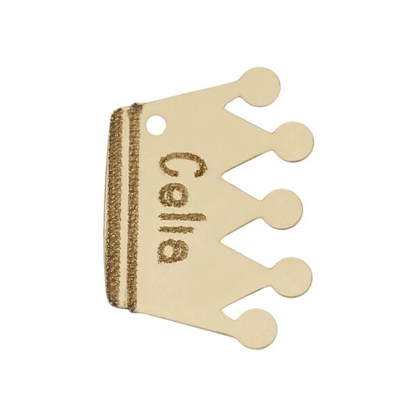 Mi historia - abalorio oro 18kl corona