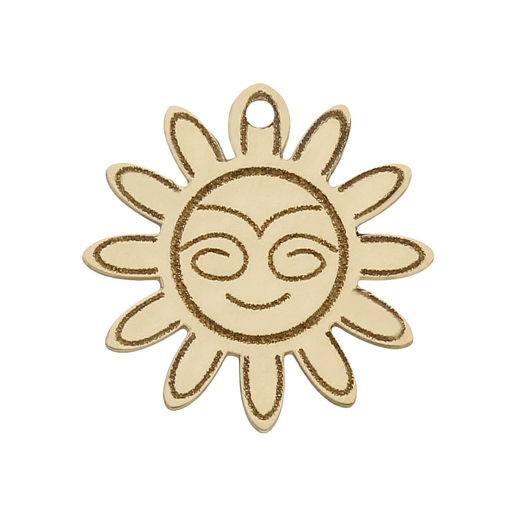 Mi historia - abalorio oro 18kl sol