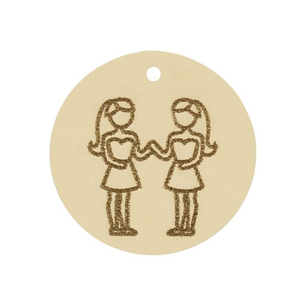 Mi historia - abalorio oro 18kl horoscopo geminis