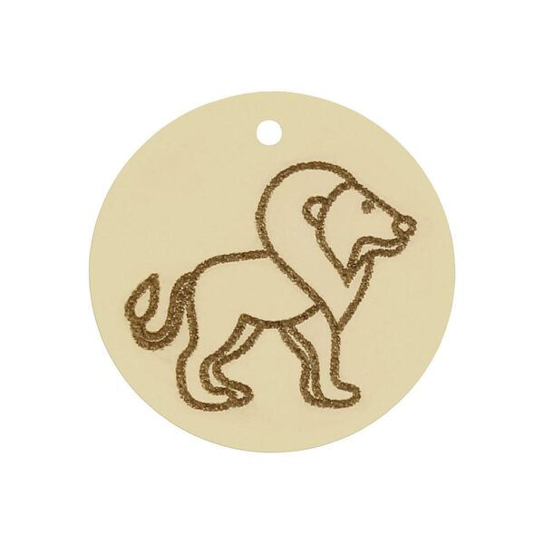 Mi historia - abalorio oro 18kl horoscopo leo