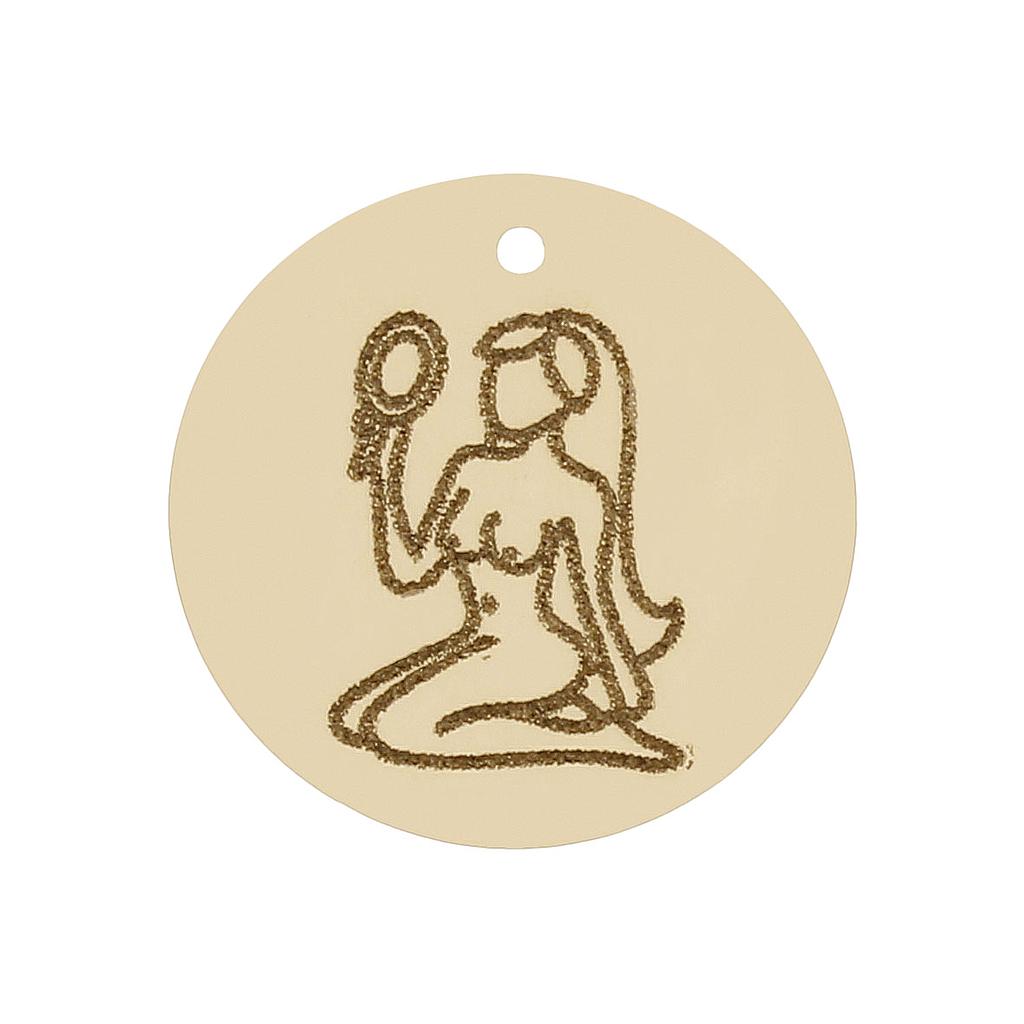 Mi historia - abalorio oro 18kl horoscopo virgo