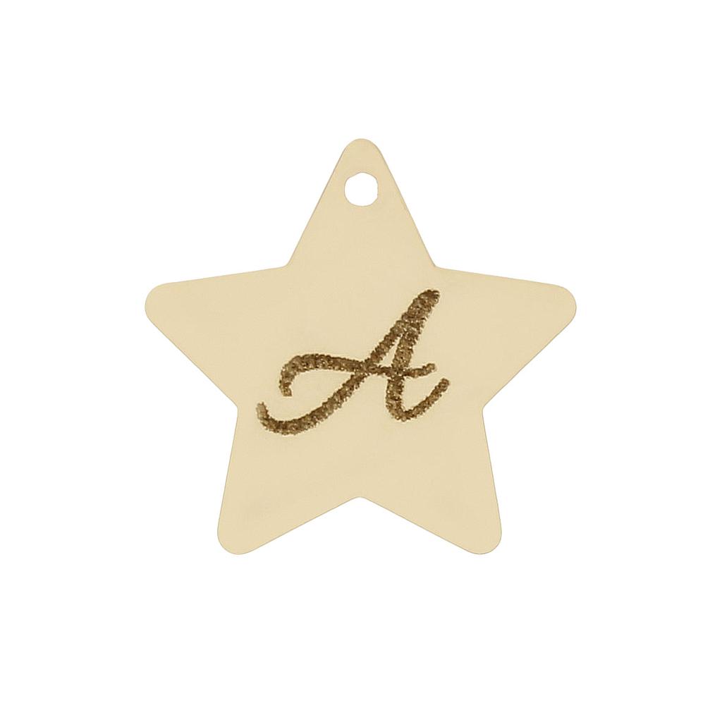 Mi historia - abalorio oro 18kl estrella