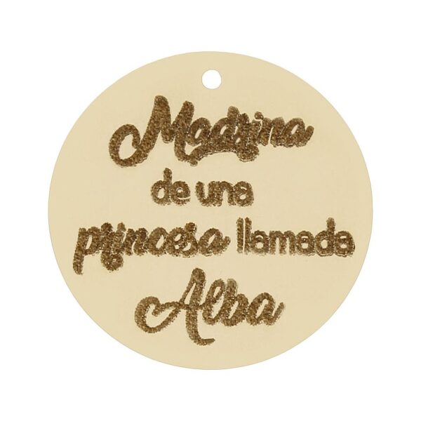 Mi historia - abalorio oro 18kl madrina