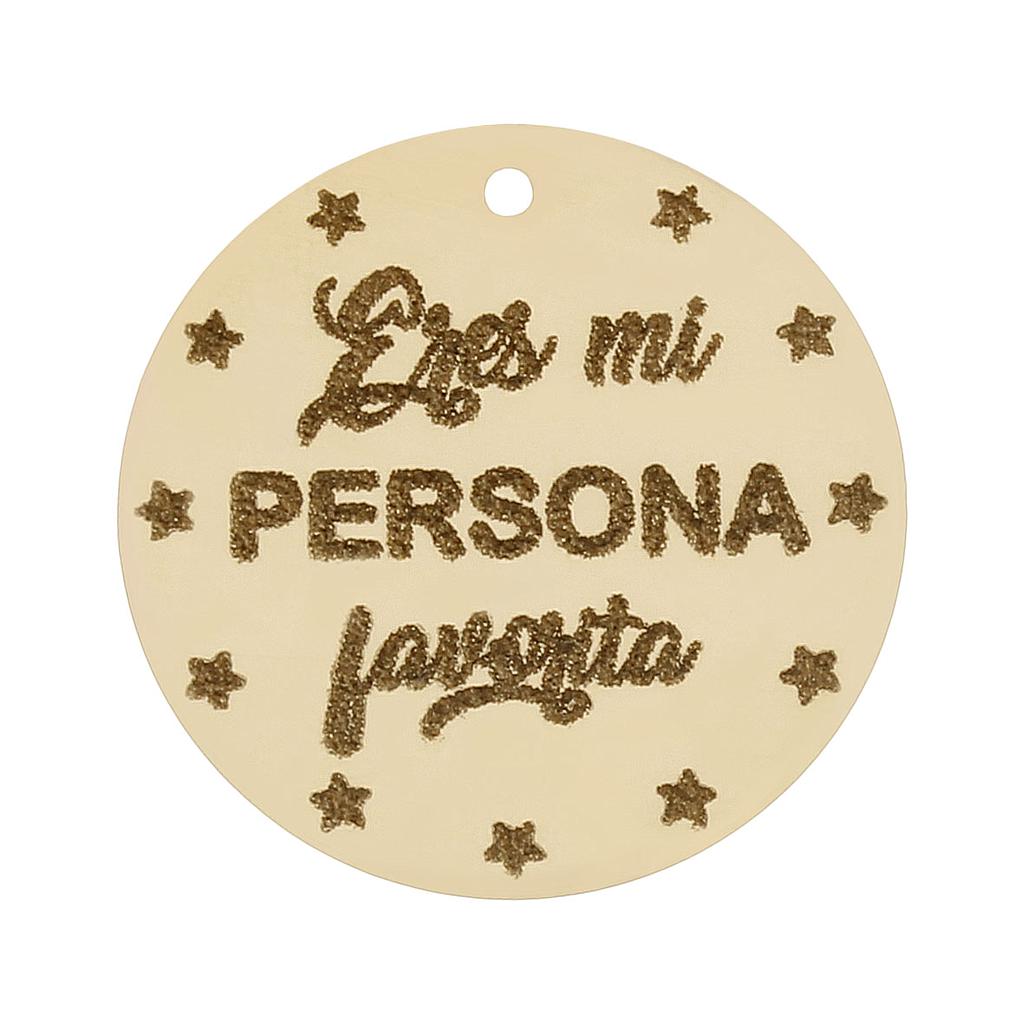 Mi historia - abalorio oro 18kl persona favorita