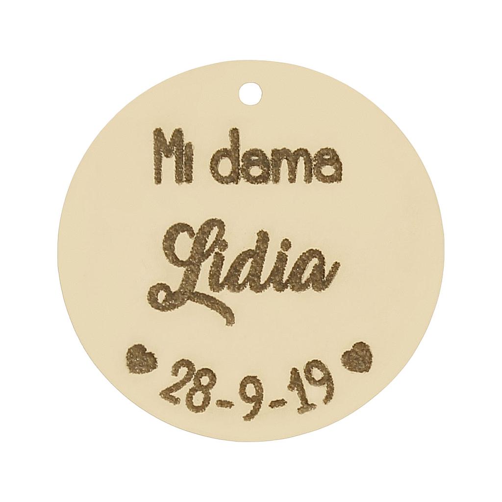 Mi historia - abalorio oro 18kl dama honor