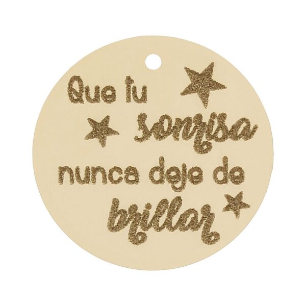 Mi historia - abalorio oro 18kl sonrisa