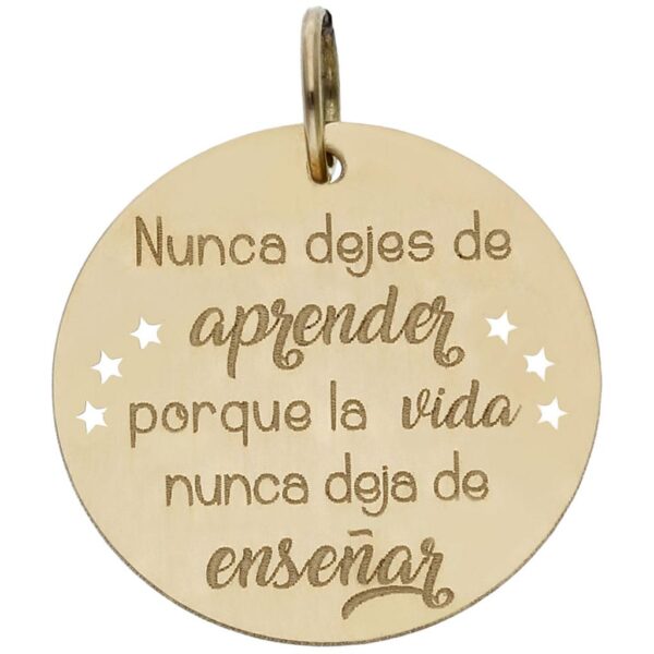 Mi historia - abalorio oro 18kl aprender