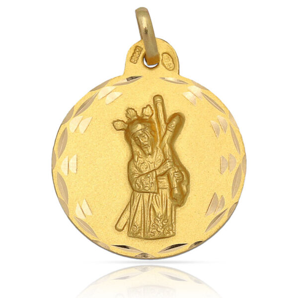 Medalla oro 18kl gran poder - 19mm