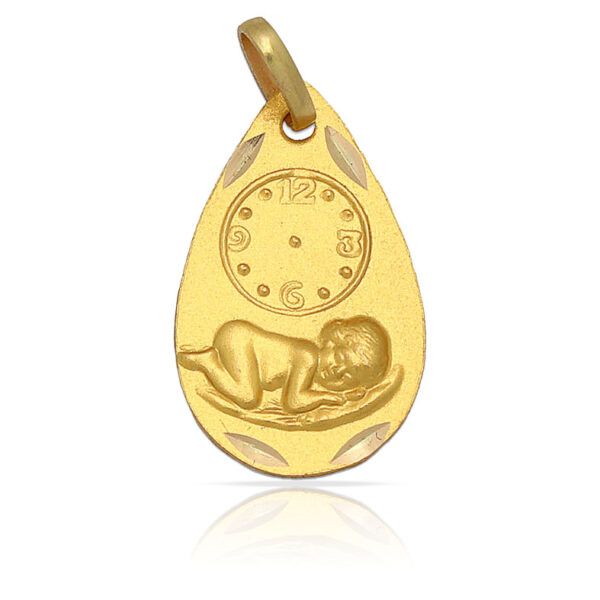 Medalla oro 18kl reloj - 12x20 mm