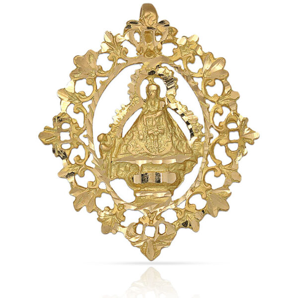 Medallas oro 18kl v. De la cabeza - 31x37mm