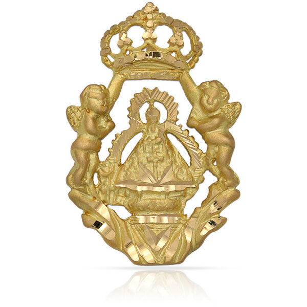 Medalla oro 18kl v.de la cabeza- 23x35mm