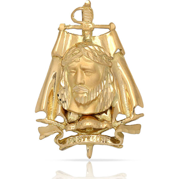 Medalla oro 18kl cristo de los toreros