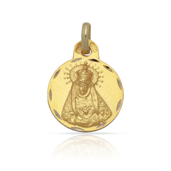 Medalla oro 18kl v. De los dolores - 16mm