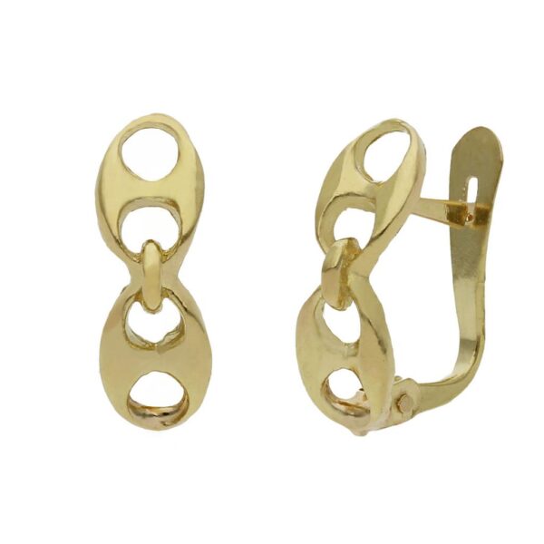 Pendientes oro 18kl calabrote