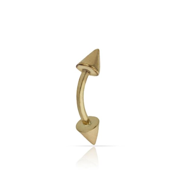Piercing oro 18kl ceja pinchos