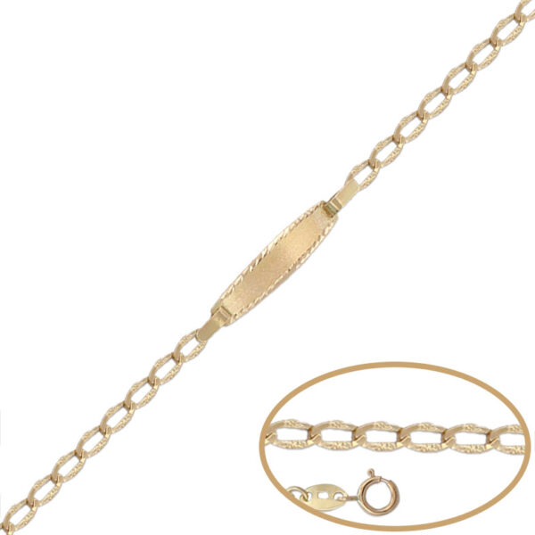 Pulsera oro 18kl - 12cm
