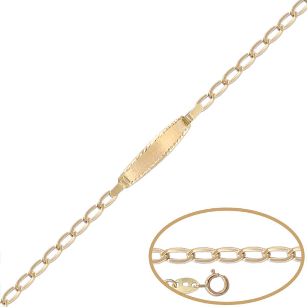 Pulsera oro 18kl - 12cm