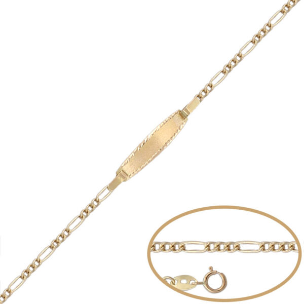 Pulsera oro 18kl - 12cm