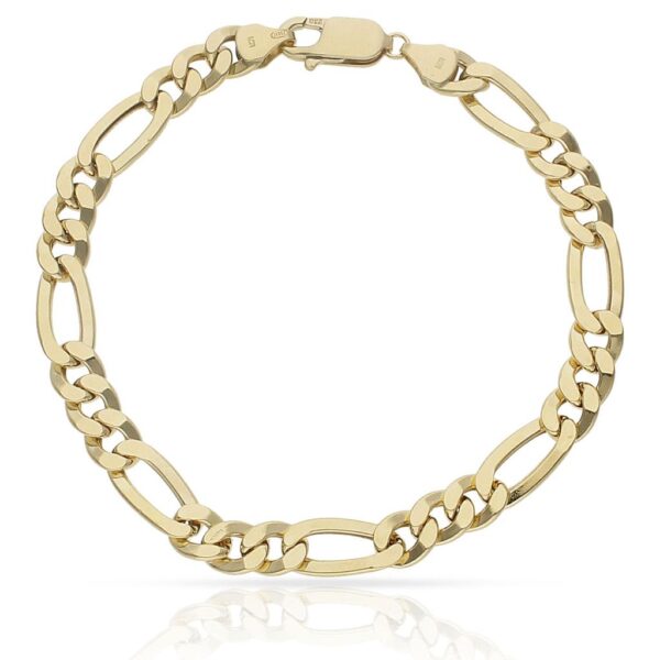 Pulsera oro 18kl 3x1 - 7mm
